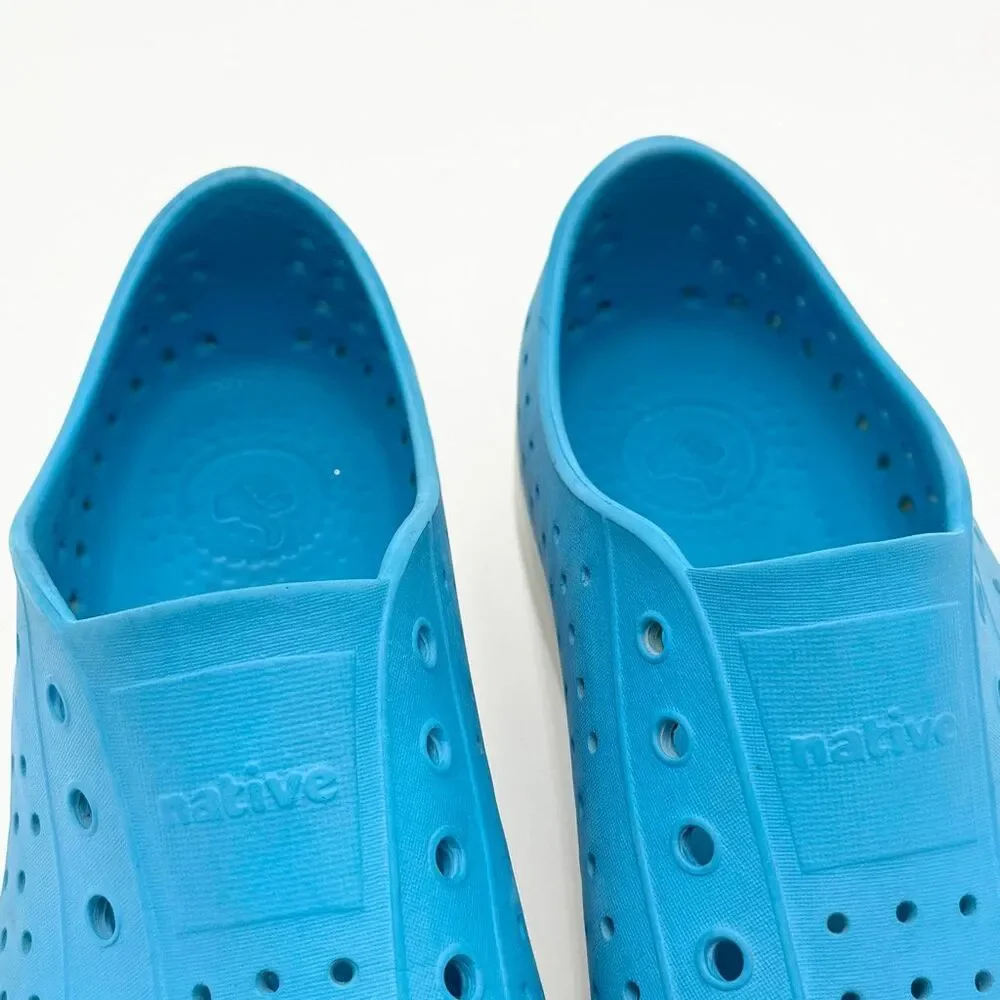 Native Shoes Jefferson Slip On Sandals Ocean Blue - Men’s US 13